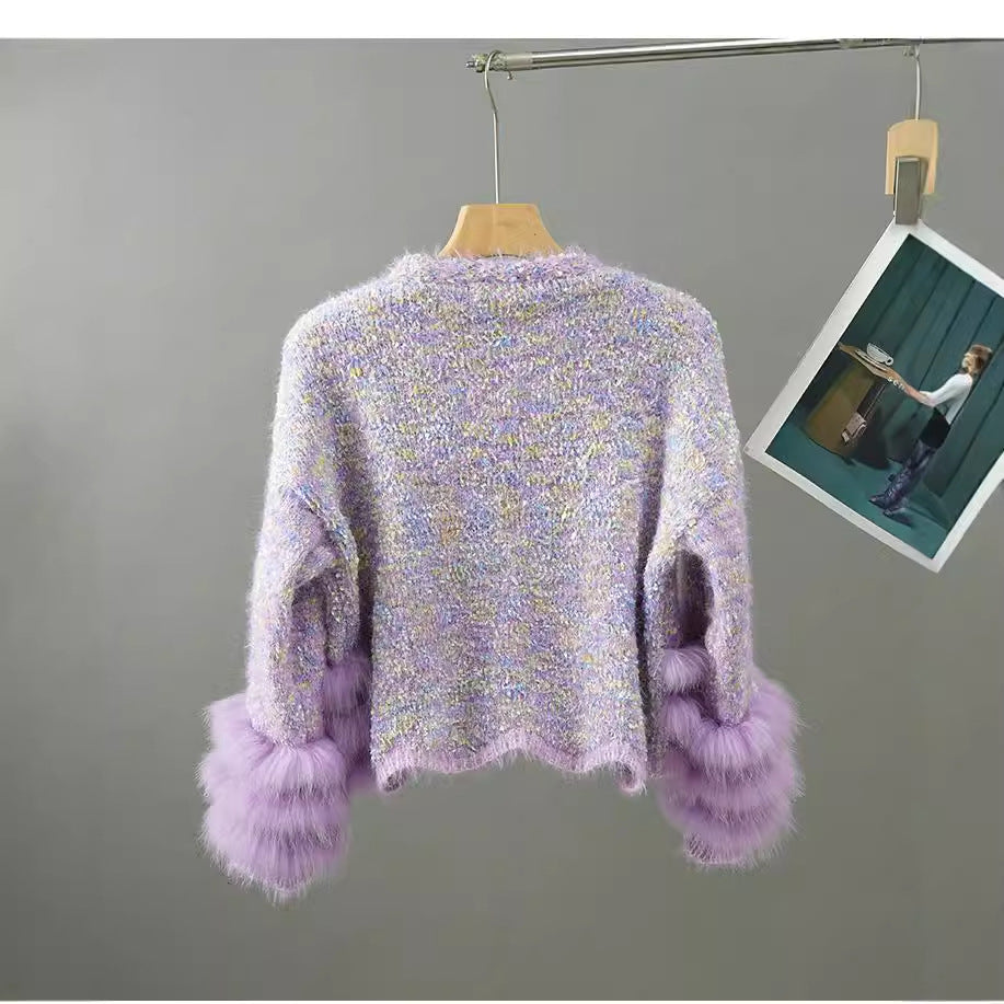Chaqueta cárdigan corta elegante y versátil