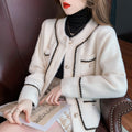 Jersey elegante de cuello redondo