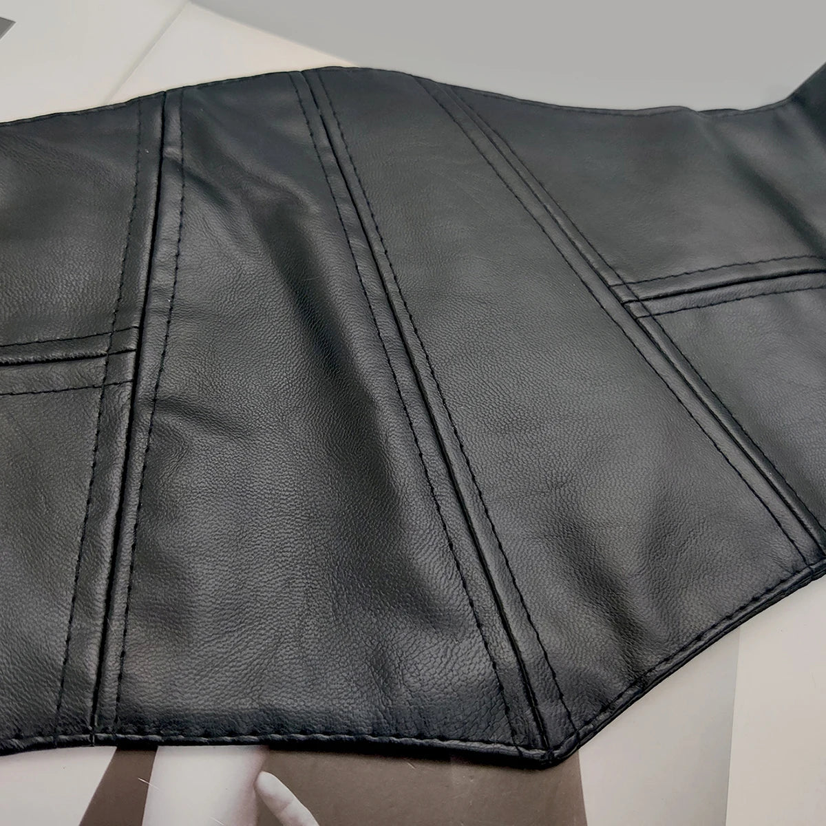 Cinturón corsé elástico negro tallas grandes