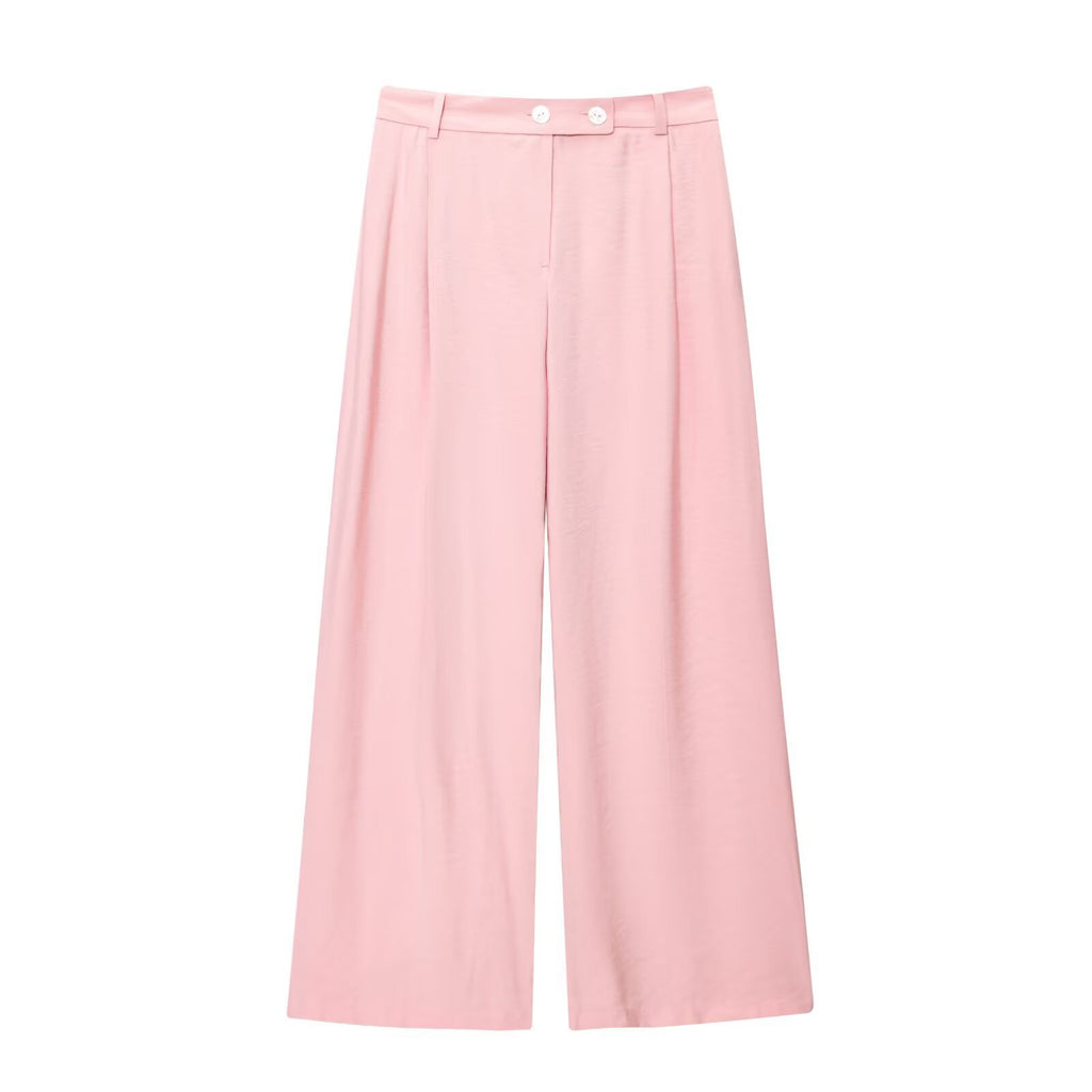Conjunto elegante de chaleco con escote en V y pantalón de traje