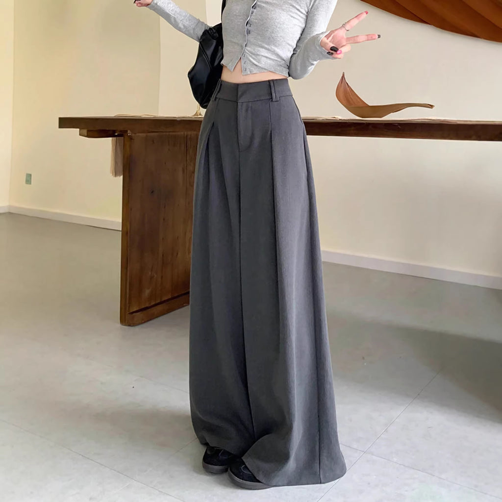 Pantalón recto de tiro alto