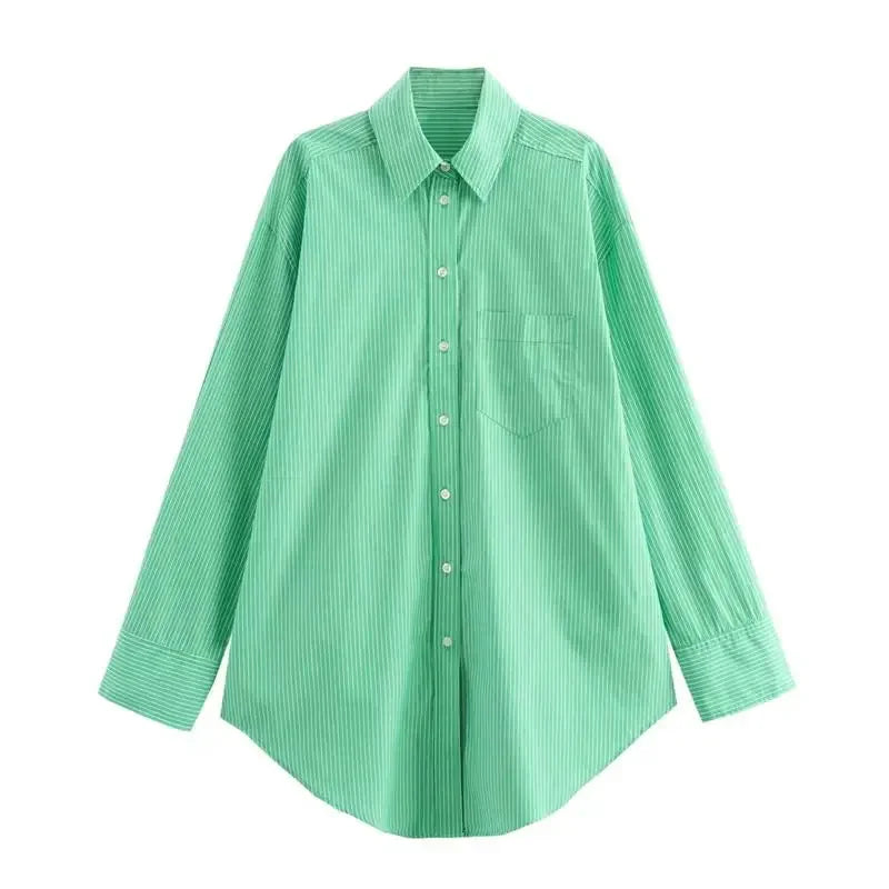 Conjunto de rayas con pantalón ancho