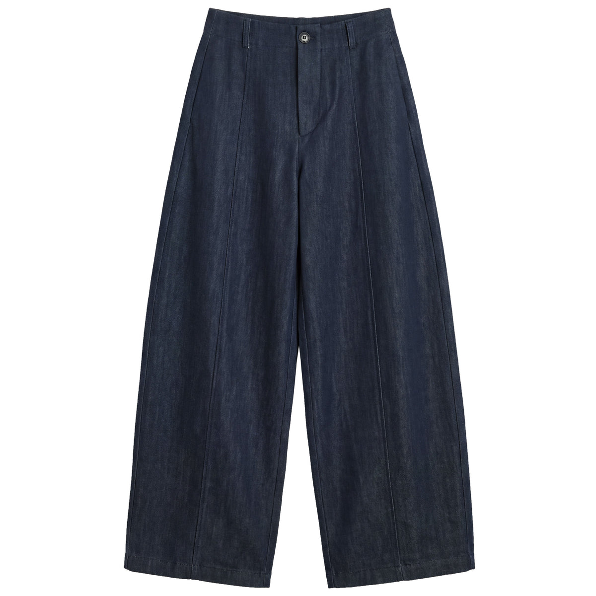 Pantalón ancho de cintura alta con caída fluida