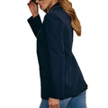 Blazer elegante de manga larga y cintura entallada