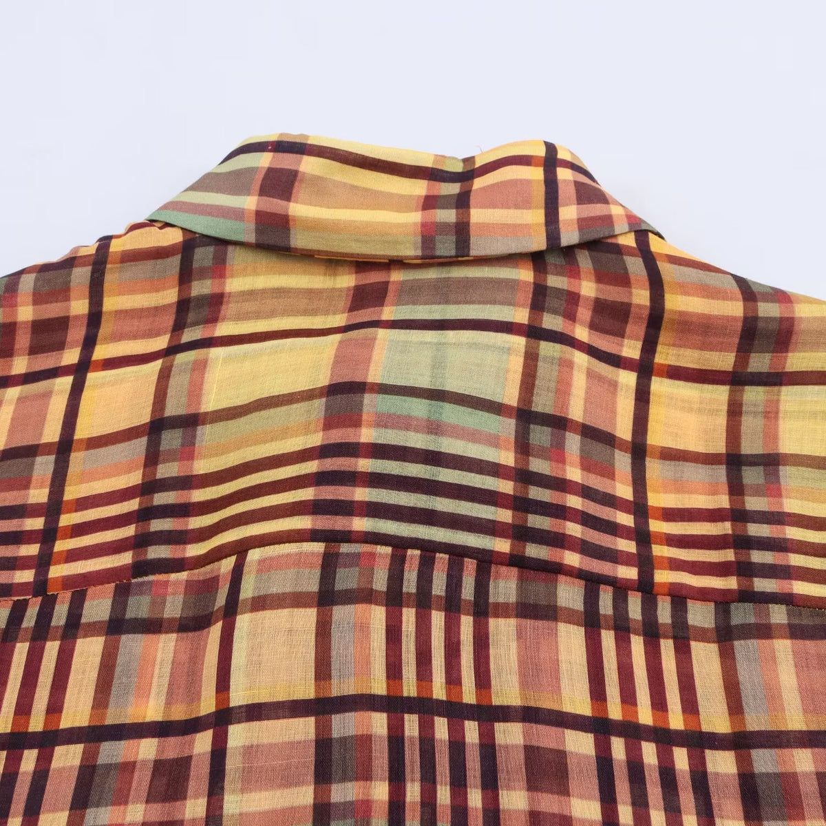 Camisa de cuadros de manga larga
