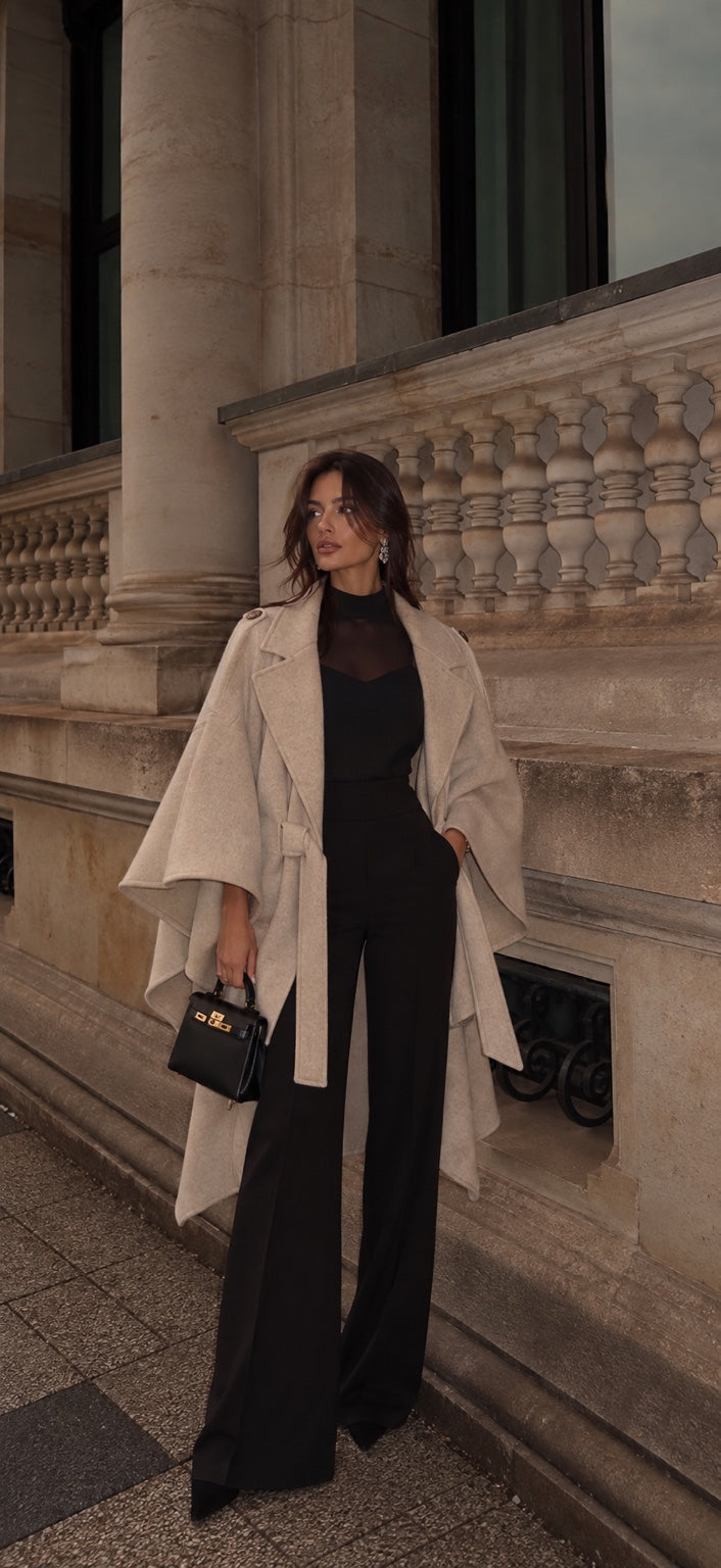 Capa poncho de invierno Sdelfia